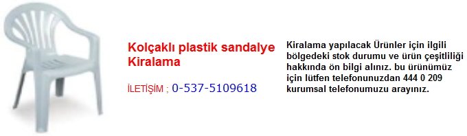 kolçaklı plastik sandalye kiralama